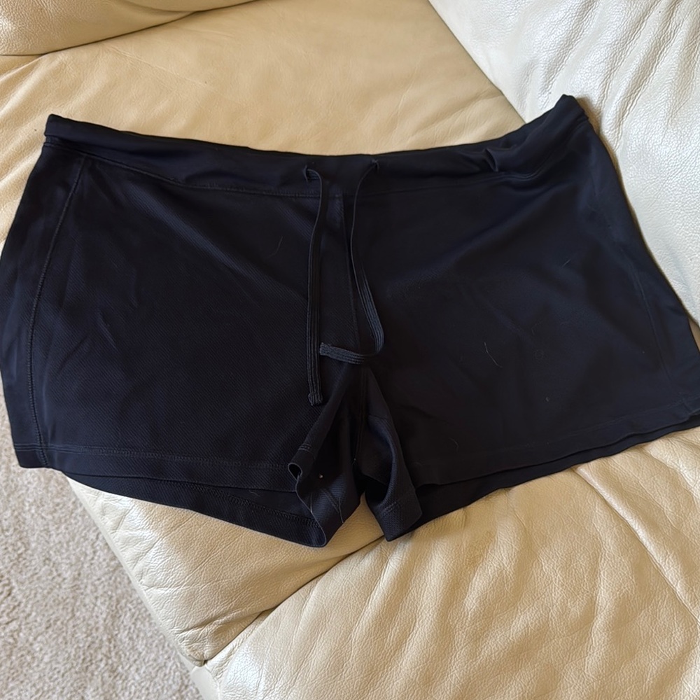 Women's Black Athletic Shorts